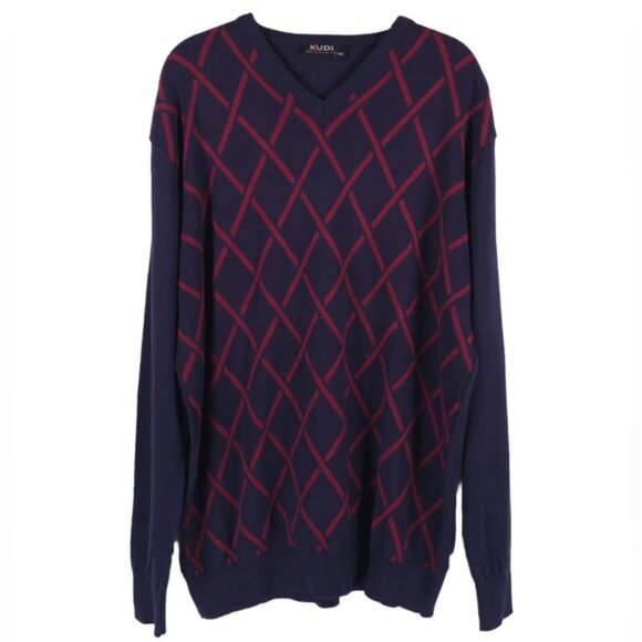 KUDI Men’s Collection POLAND MADE Pullover Sweater Cotton/Acrylic 9513 Size XXL